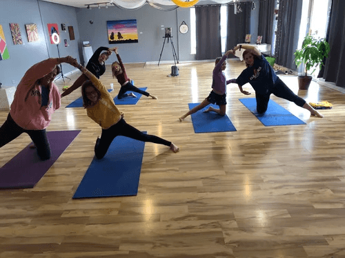 Yoga class at B3 in Crest Hill, IL
